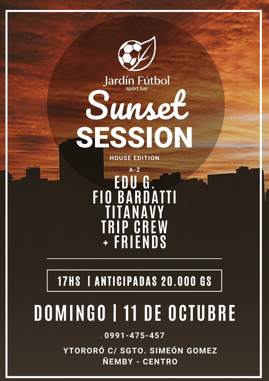Identidad de Sunset Session — House Edition