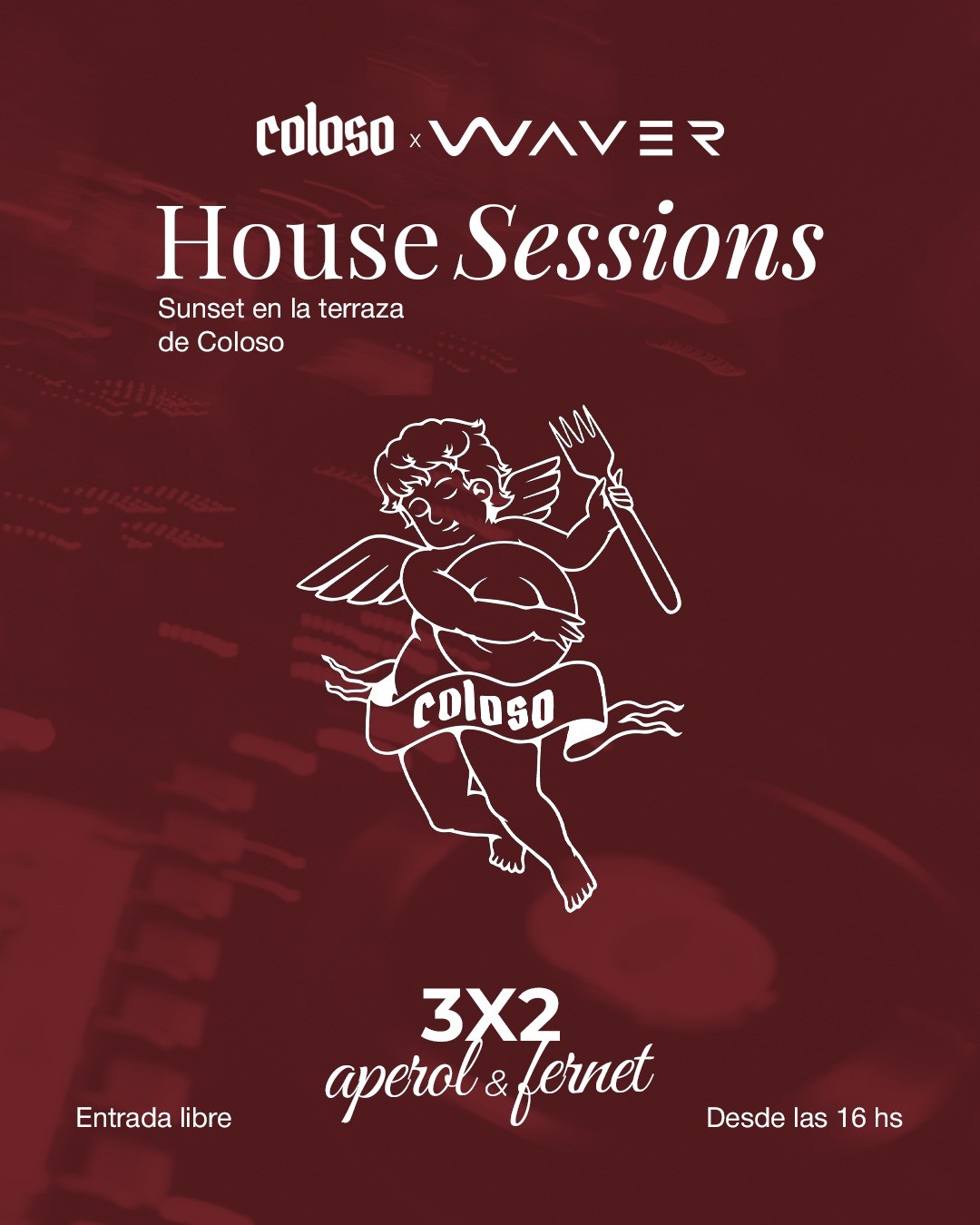 Flyer de Coloso House Sessions